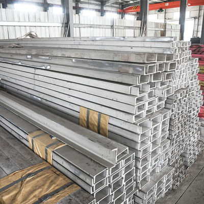 304 فولاد ضد زنگ U اندازه کانال مستقیم 6 میلی متر نورد گرم