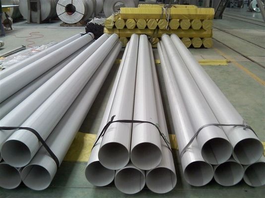 201 قطر بزرگ فولاد ضد زنگ لوله جوش داده شده ASTM ساخت و ساز