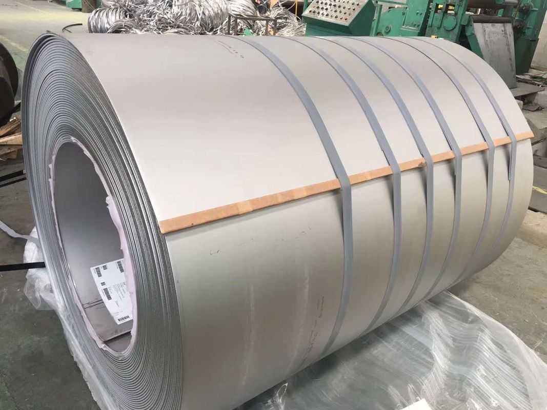 304 2B Finished Stainless Steel Sheet Roll Stainless Steel Strip Coil 5 10mm Width